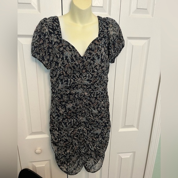 Final Touch blue floral medium Dress - Picture 1 of 5